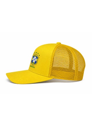 Brazil Cap with Long Brim, Mesh Back, Adjustable Snapback - view 2