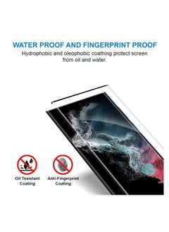 PRIMEEIGHT [2 PACK] Samsung Galaxy S22 ULTRA Screen Protector 6.8 Inch Display - Ultra Thin 9H Hardness Tempered Glass Easy to Install HD Clear Screen Protector S22 ULTRA  - Image 5
