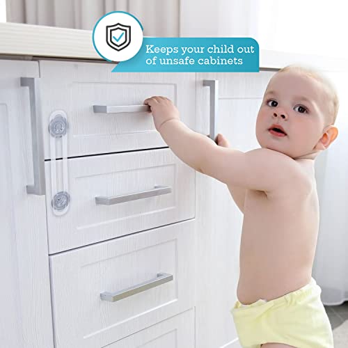 R for Rabbit Protector Cabinet Locks for Kids | Refrigerator Door Lock | Cupboard Locks | Baby Safety | Cabinet Child Safety Locks | Pack of 6 - Image 2