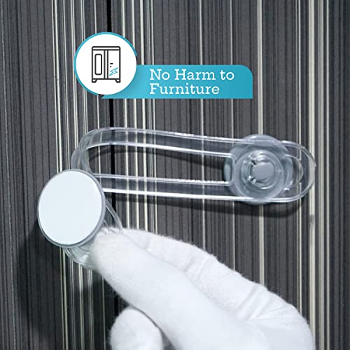 R for Rabbit Protector Cabinet Locks for Kids | Refrigerator Door Lock | Cupboard Locks | Baby Safety | Cabinet Child Safety Locks | Pack of 6 - Image 5