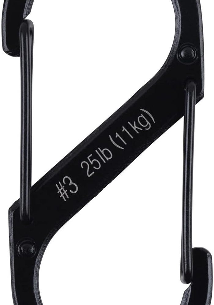 Nite Ize S-Biner Dual Carabiner #3, Black - 6 Pack - Image 4