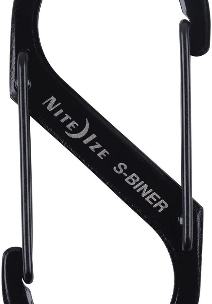 Nite Ize S-Biner Dual Carabiner #3, Black - 6 Pack - Image 3