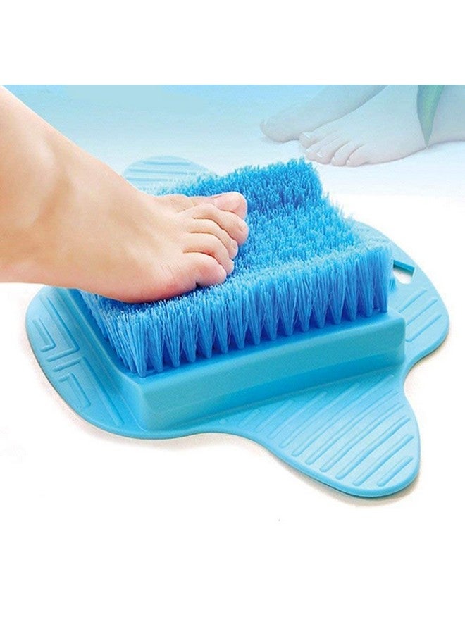Gra8 Foot Scrubber Cleaner Brush Bathroom Foot Leg Non Slip Anti Slip With Suction Cups Foot Care Cleaning Brush Shower Foot Cleaner Brush Foot Scrubber For Dead Skin Remover (1pcs) (Multicolor) - Image 2