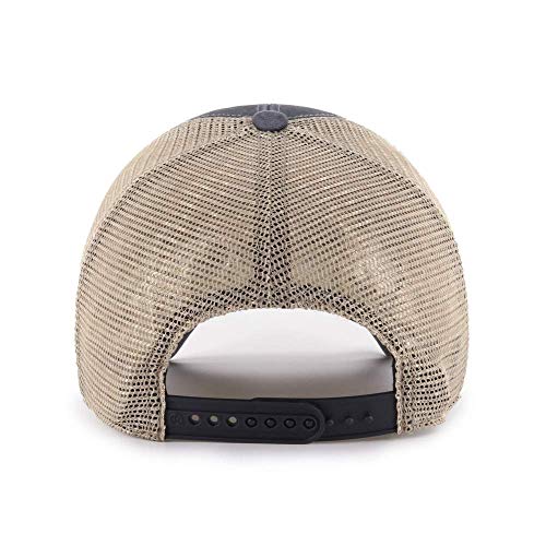 47 Brand MLB Team Color Flagship Mesh Trucker Primary Logo MVP Adjustable Structure Baseball Cap Hat, Adult One Size Fits All - New York Yankees Navy - Image 2