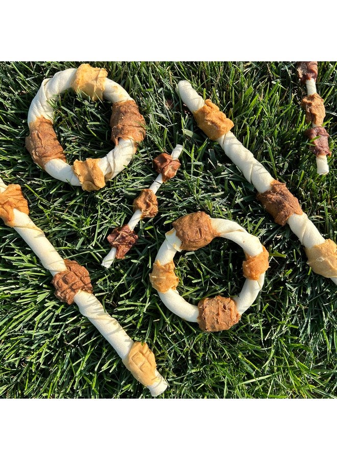 كاديت مكافآت شيش كباب لحم البقر ثلاثية النكهات من كاديت جورميه للكلاب - مكافآت صحية وطبيعية للكلاب من الدجاج والبط والبطاطا الحلوة، 5 بوصات (4 أونصات) - Image 2