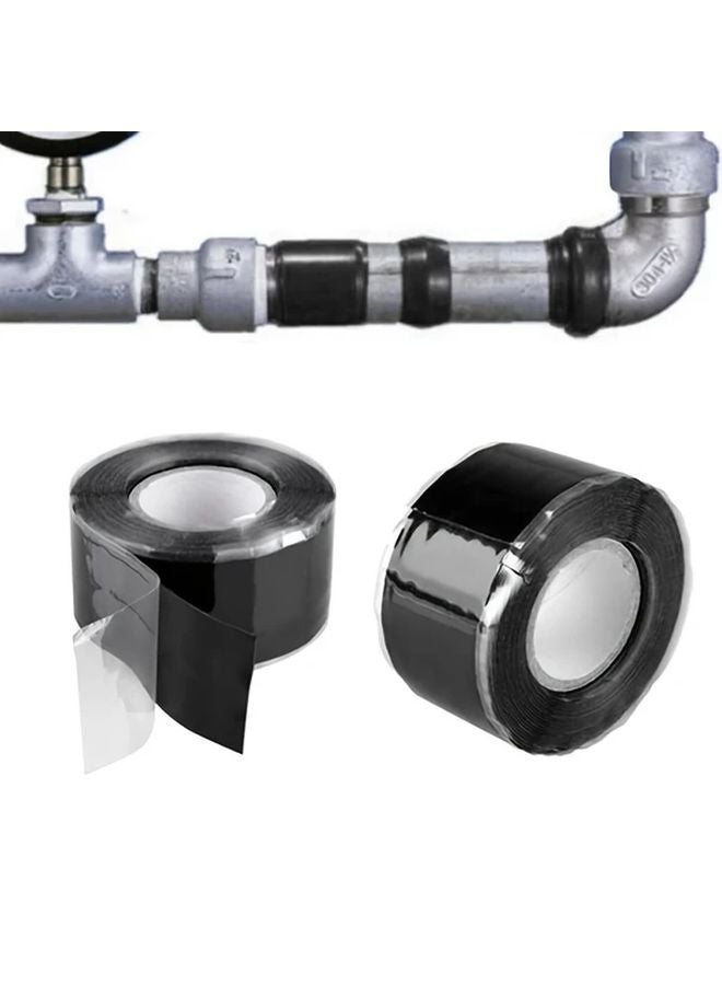 59.06 Inch Self Fusing Silicone Repair Tape Waterproof Transparent Pipe Sealant Leak Proof - Image 4