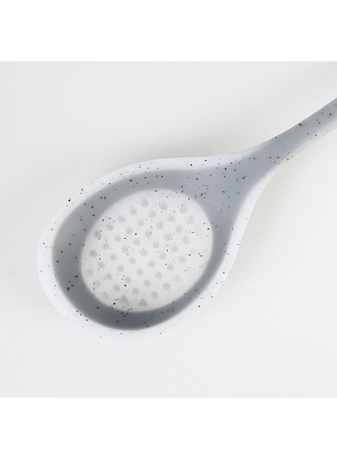DANUBE HOME Arissa Skimmer Nylon Silicon Kitchen Skimmer Versatile Cooking Tool High Quality Kitchen Utensil For Home Kitchen & Dining Room L34xW10cm Grey  - Image 2