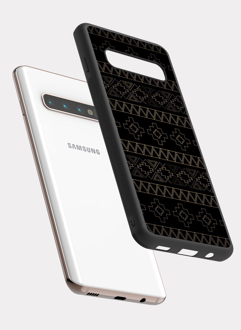 PXLAAT Samsung Galaxy S10 Plus case cover Najdi Pattern - Image 2