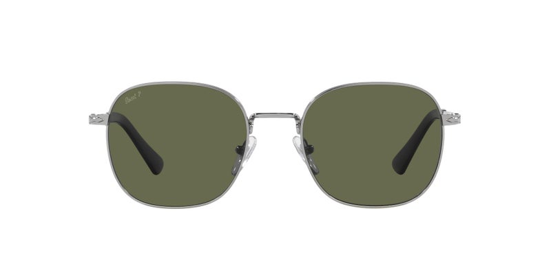 Persol PO1009S Square Sunglasses GunmetalPolarized Green 54 mm