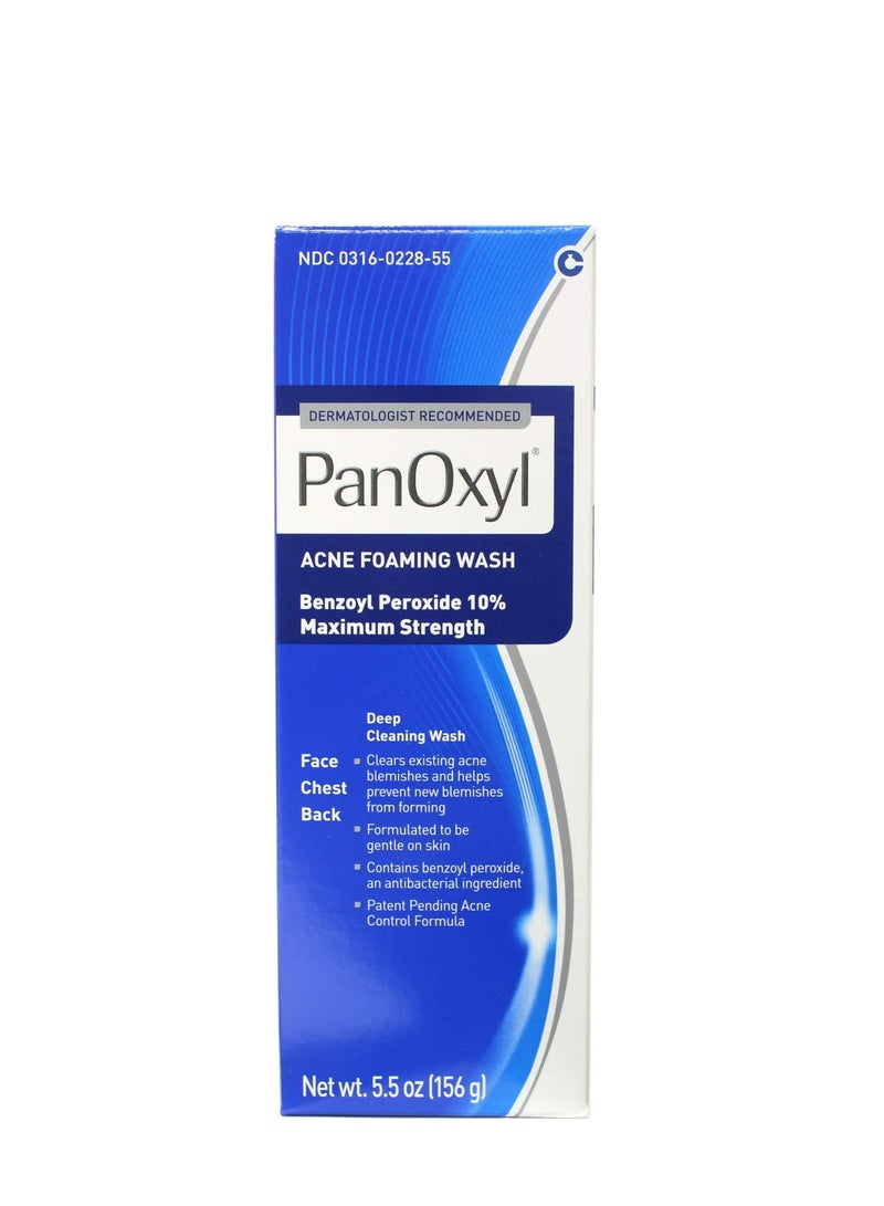 بانوكسيل Acne Foaming Wash 156g 156grams - Image 3