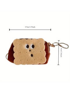 Generic 1pc Adorable Plush Coin Purse - Cute Keychain, Mini Lipstick Bag, Data Cable Bag Pendant with Surprising Random Pattern Delivery - Fun Personality Accessory  - Image 5
