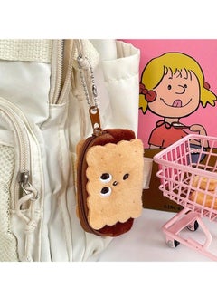 Generic 1pc Adorable Plush Coin Purse - Cute Keychain, Mini Lipstick Bag, Data Cable Bag Pendant with Surprising Random Pattern Delivery - Fun Personality Accessory  - Image 4