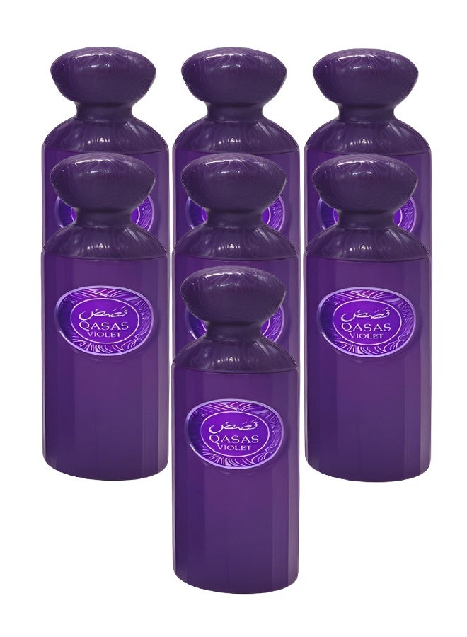 مناسك 7 قطع عطر قصاص بنفسجي للنساء 100 مل - Image 1