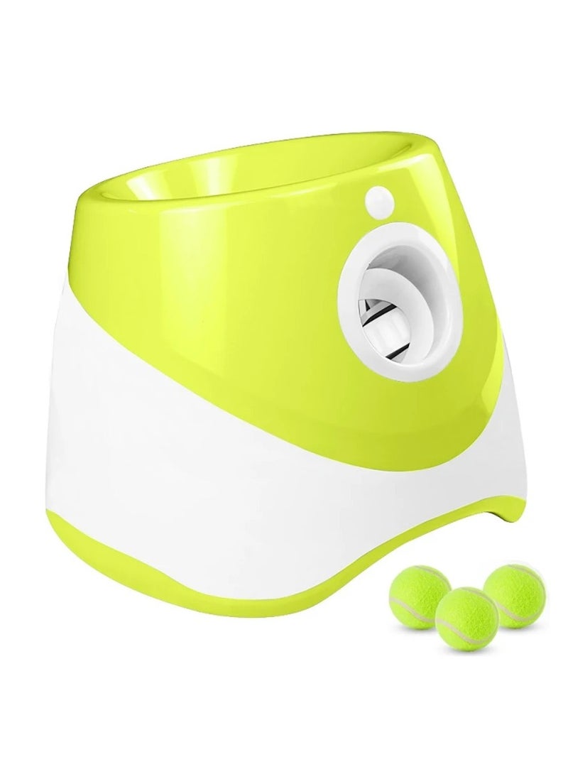 AROAQ Dog Tennis Launcher Automatic Pet Toy Mini Tennis Throwing Pinball Machine Interactive Rechargeable Catapult for Dogs - Image 1