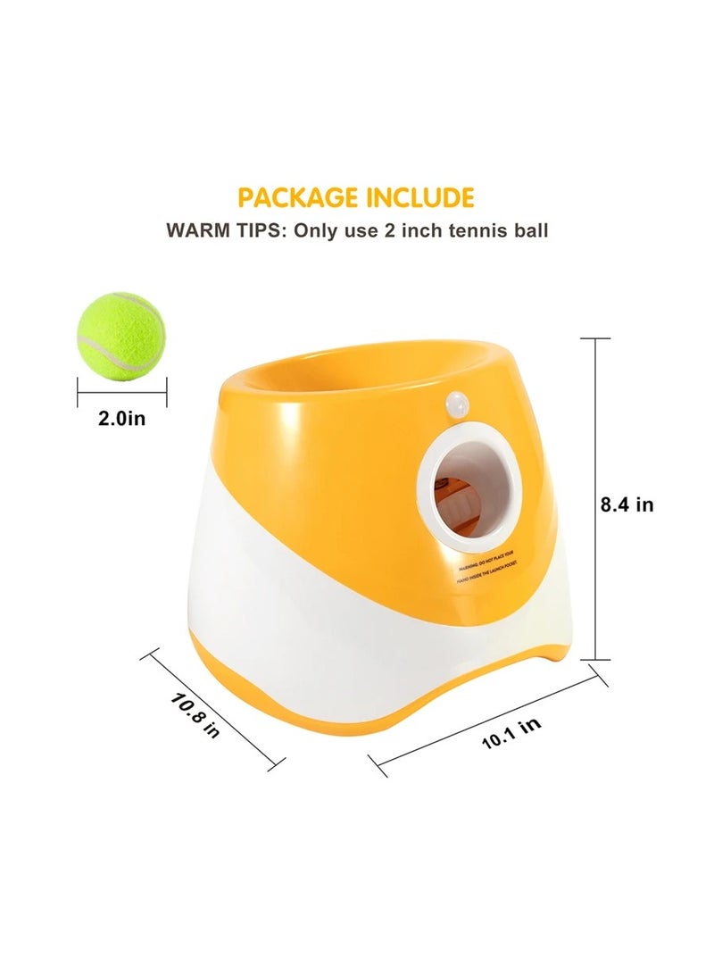 AROAQ Dog Tennis Launcher Automatic Pet Toy Mini Tennis Throwing Pinball Machine Interactive Rechargeable Catapult for Dogs - Image 5