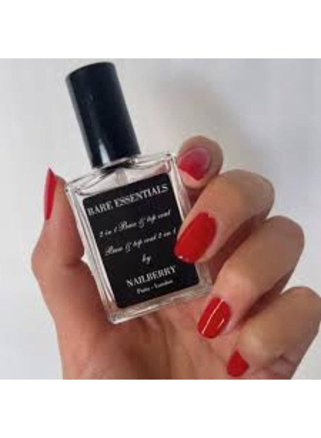 Nailberry Bare Essentials 2 In 1 Base and Top Coat 15ml - Image 2