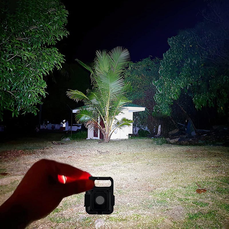 Limeshot LIMESHOT Mini Torch Light with Keychain Led Light with Bottle Opener Magnetic Base and Folding Bracket Mini COB 500 Lumens Rechargeable Emergency Light - Image 3