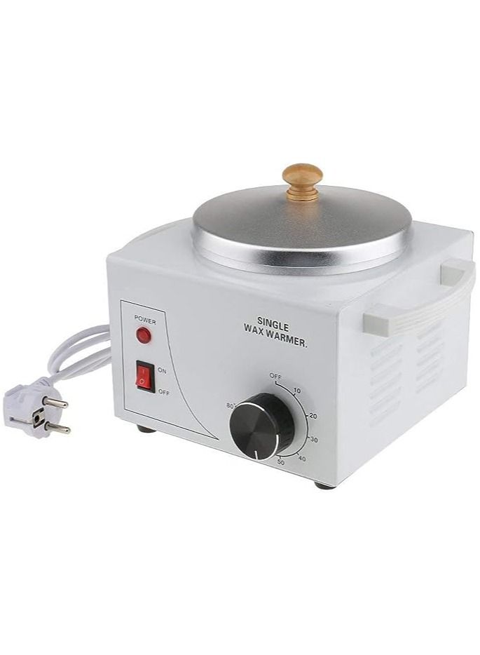 ORiTi Single Pot Wax Warmer Heater Machine Professional Depilatory Salon Hot Paraffin - White - Image 1