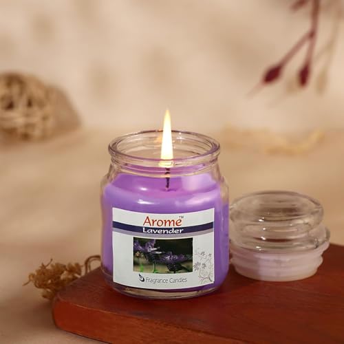 PROSPERRO LUMO by Parkash Candles – Set of 4 Fragrance Jar Candles | Lavender, Rose, Jasmine & Sea Breeze Scents | 10-Hour Burn Time | Smokeless Aroma Candles for Home Décor, Gifting & Events - Image 3