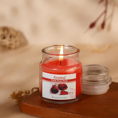 PROSPERRO LUMO by Parkash Candles – Set of 4 Fragrance Jar Candles | Lavender, Rose, Jasmine & Sea Breeze Scents | 10-Hour Burn Time | Smokeless Aroma Candles for Home Décor, Gifting & Events - Image 5