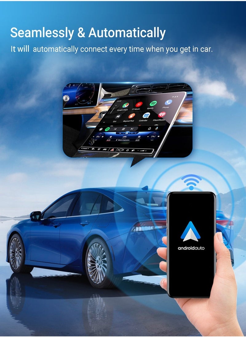 Ottocast - OTTOCAST Wireless CarPlay Adapter 2022 Speed Fastest Apple Wireless CarPlay Dongle Plug & Play 5Ghz WiFi Auto Connect No Delay Online Update, U2-AIR for OEM Wired CarPlay Cars Model Year After 2016 - Image 1