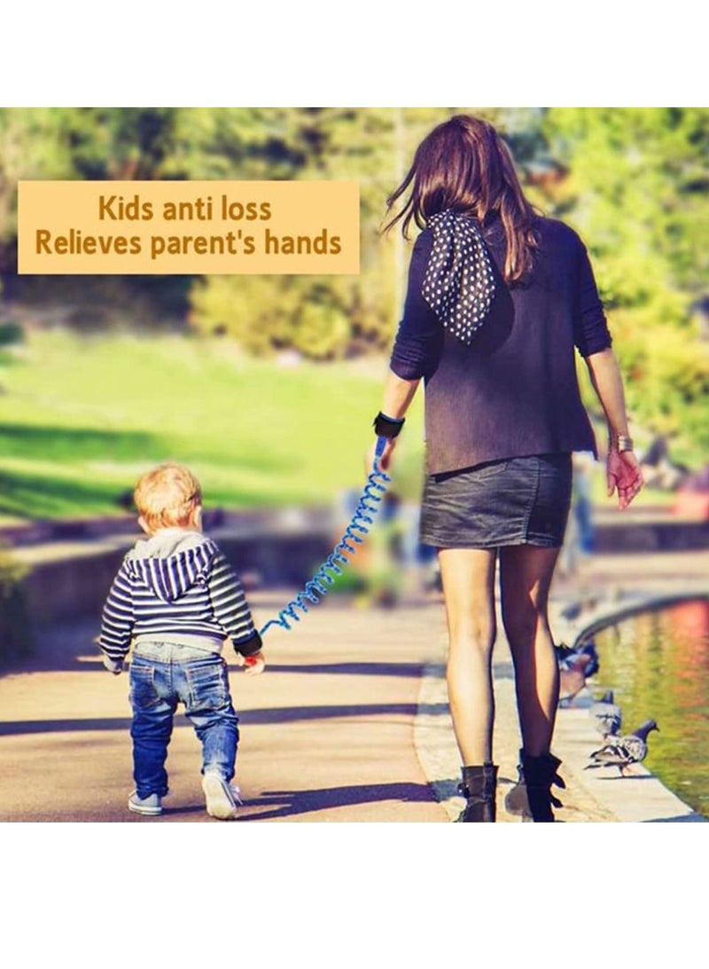Rubik Child Safety Anti Lost Wrist Link, Harness Strap Rope Leash Walking Hand Belt for Toddlers, Babies & Kids (59 Inch, Blue) - Image 2