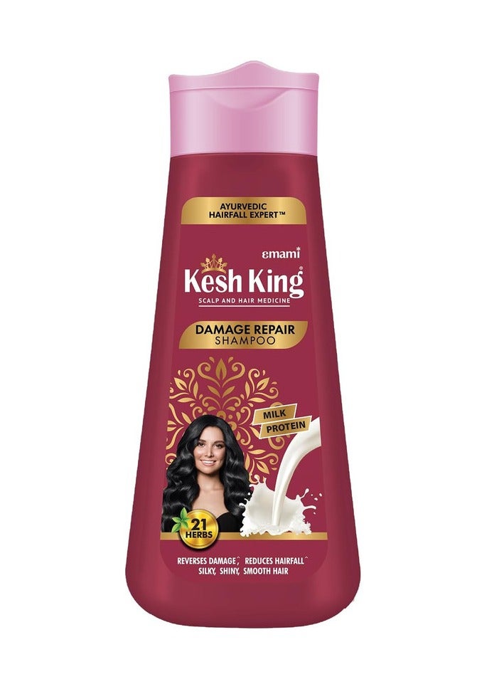Kesh King Damage Repair Shampoo With Milk Protein And 21 Ayurvedic Herbs 300ml - Image 1