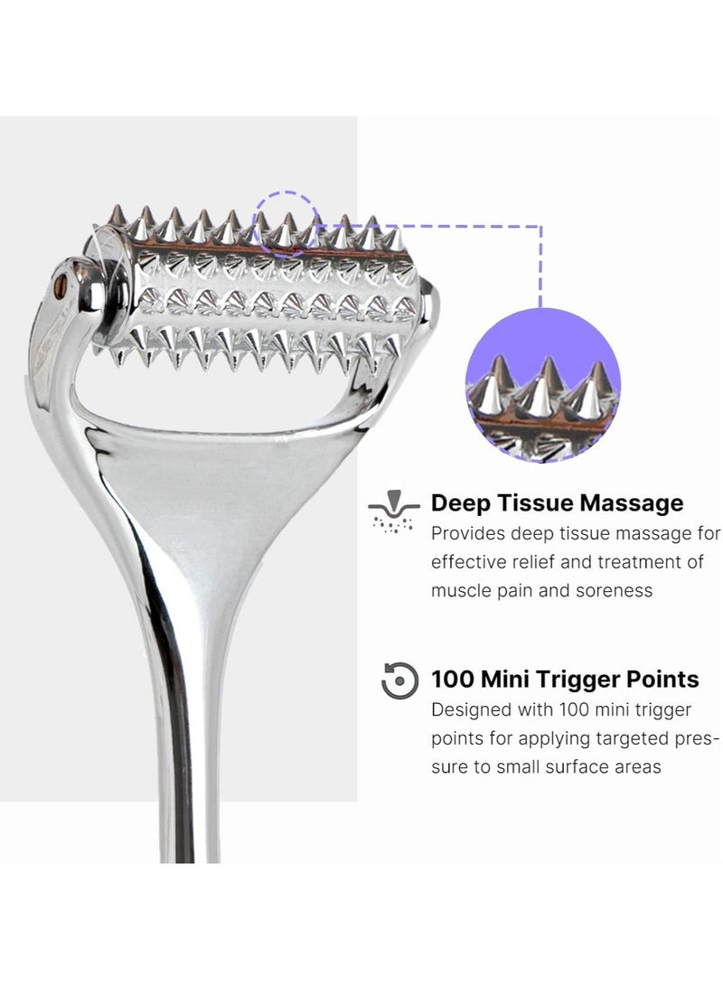 SYOSI Massage Roller Acupuncture Roller for Muscle Pain Relief Acupressure Massager Deep Tissue Massage Tool for Hand Foot Neck Arms Thighs - Image 3