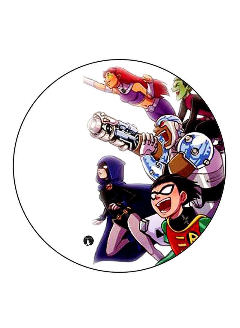 RKN Teen Titans Printed Mouse Pad Multicolour