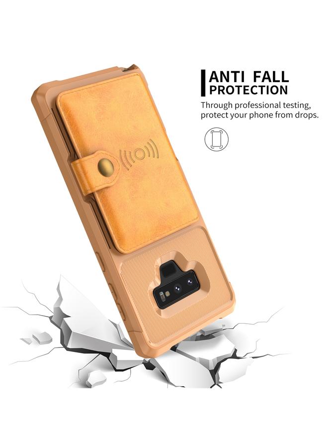 S-TOP Case For Samsung Galaxy Note9 Magnetic Wallet Card Bag Leather Phone Case - Image 4