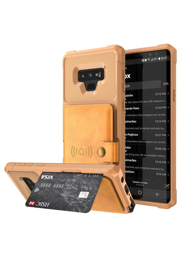 S-TOP Case For Samsung Galaxy Note9 Magnetic Wallet Card Bag Leather Phone Case - Image 1