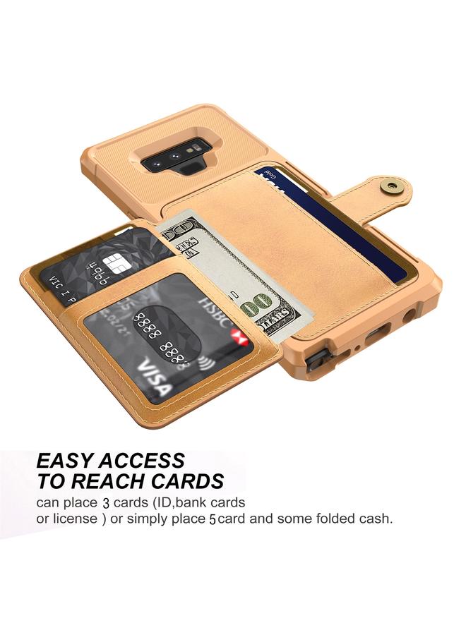 S-TOP Case For Samsung Galaxy Note9 Magnetic Wallet Card Bag Leather Phone Case - Image 3