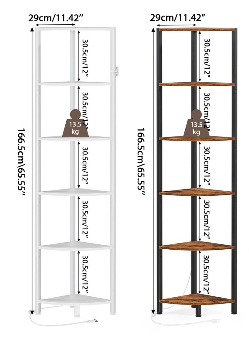 Yanara APP & Remote Controlled RGB Corner Shelf with Music Sync – 256-Level Smart LED Shelf for Saudi Homes, Timing Mode & Anti-Rust Metal Frame  - Image 2