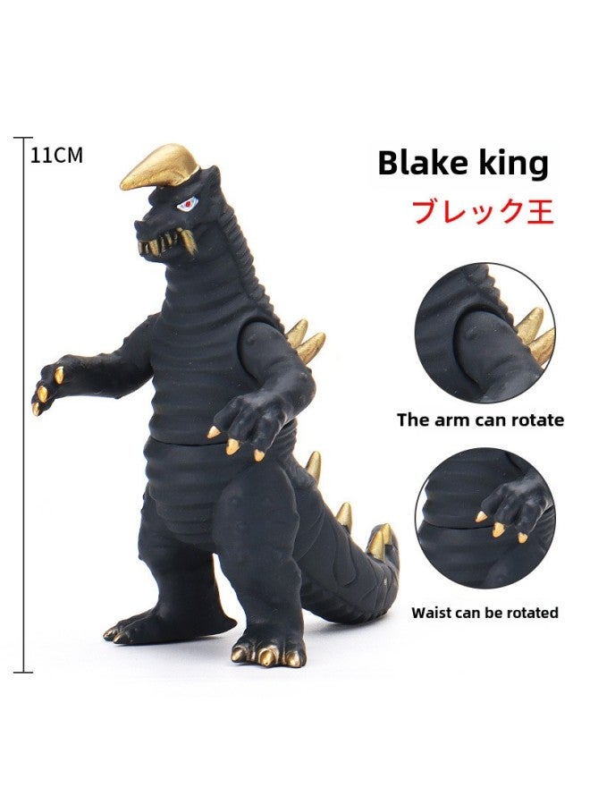 Soft Rubber Monster Altman Model Boy Small Size Anti-fall Joint Action Figure Stall Night Market-Color:38. King Blake  - Image 1