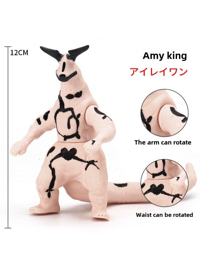 Soft Rubber Monster Altman Model Boy Small Size Anti-fall Joint Action Figure Stall Night Market-Color:38. King Blake  - Image 3
