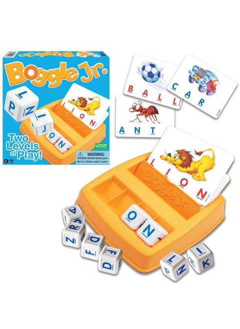 Boggle Jr, The Original Grow-With-Me Alphabet Learning Game by Winning Moves Games USA, Word and Picture Recognition Learning Game for Kids Ages 3+