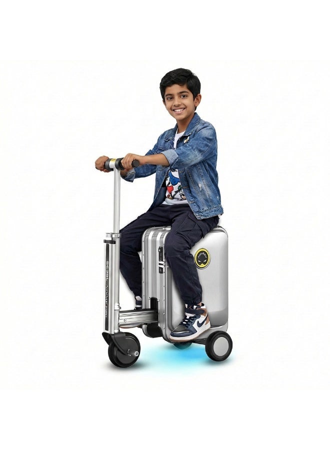 Airwheel SE3SL - Electric Luggage Scooter - Silver | Smart Riding Suitcase with Removable Battery, Airwheel Luggage | Official Dealer in UAE - Image 2