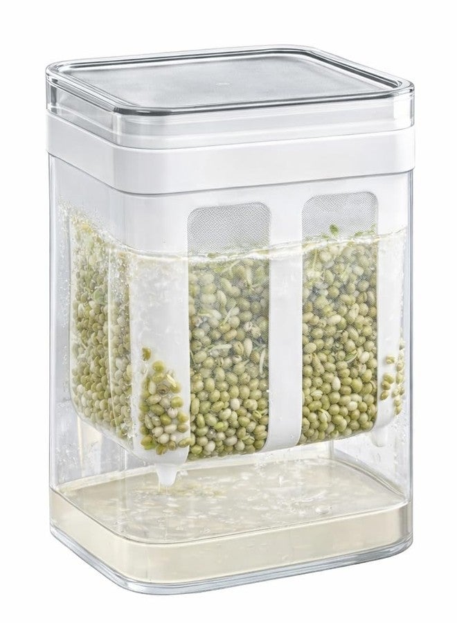 Diablos Sprout Maker for Kitchen, 950 ml - Seed Sprouter Box for Mung Beans, Lentils, Chana and Microgreens, Built In Strainer Airtight Lid, BPA Free Sprouts Maker - Image 1