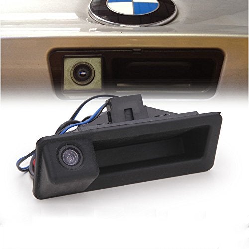 LIEBMAYA 170 Degree Parking Backup Camera HD Rear View Camera Car Trunk Handle Backup Camera for BMW E60 E61 E70 E71 E72 E82 E88 E84 E90 E91 E92 X1 X5 - Image 2