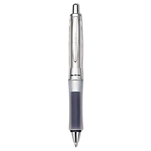 PILOT Dr. Grip Center of Gravity Refillable & Retractable Ballpoint Pen, Medium Point, Charcoal Grip, Black Ink, Single Pen (36180) - Image 4