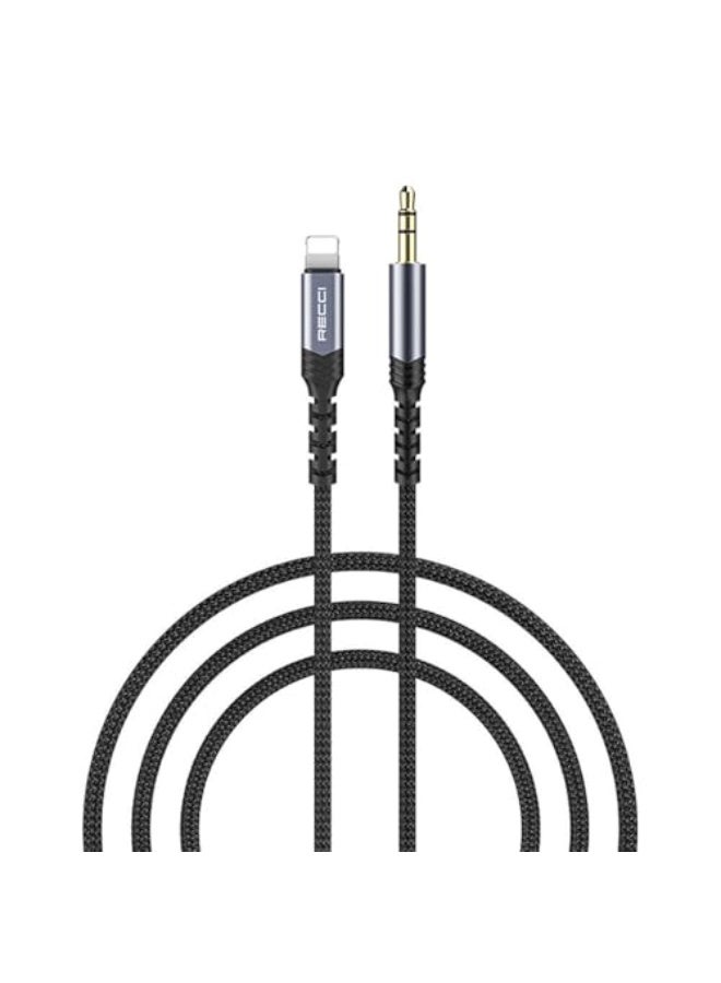 Recci RDS-A26 Lightning to 3.5mm AUX Audio Cable - Image 1