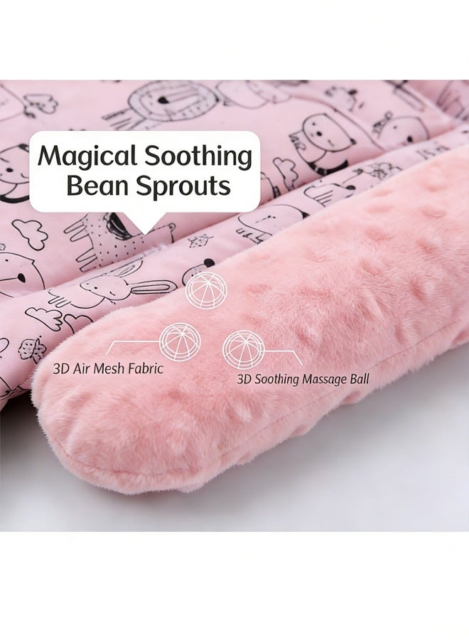 Berma Baby بطانات مقعد عربة الأطفال العالمية، بساط قابل للعكس وناعم لعربة الأطفال حديثي الولادة مع شبكة هوائية متعددة الوظائف وسادة أطفال لعربات الأطفال ومقاعد السيارات والكراسي العالية - Image 4