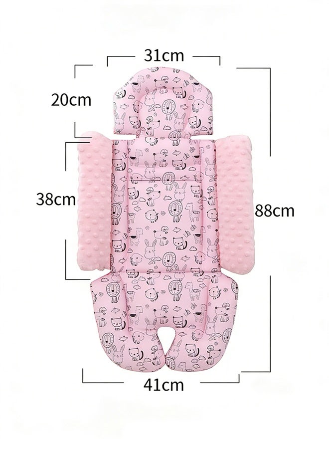 Berma Baby بطانات مقعد عربة الأطفال العالمية، بساط قابل للعكس وناعم لعربة الأطفال حديثي الولادة مع شبكة هوائية متعددة الوظائف وسادة أطفال لعربات الأطفال ومقاعد السيارات والكراسي العالية - Image 2