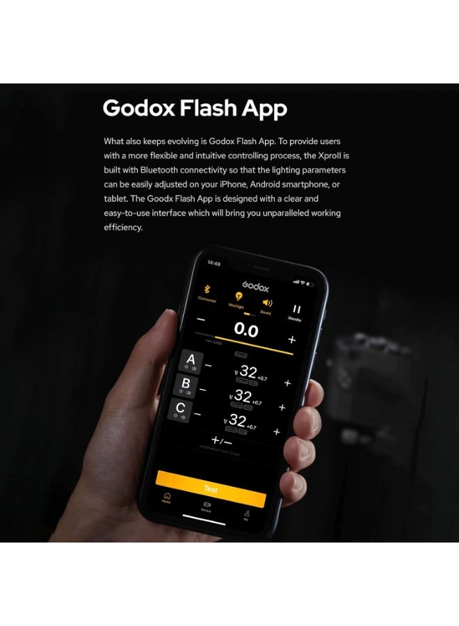 Godox XPROII-S Wireless Flash Trigger 2.4G Wireless Flash Trigger Transmitter TTL Autoflash 1/8000s HSS 32 Channels 16 Groups Large LCD Screen Support APP Control for Sony Cameras - Image 5