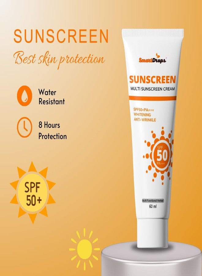 Smartdrops sunscreen for Daily Glow and Sun Protection cream 180ml (Pack of 3) - Image 5