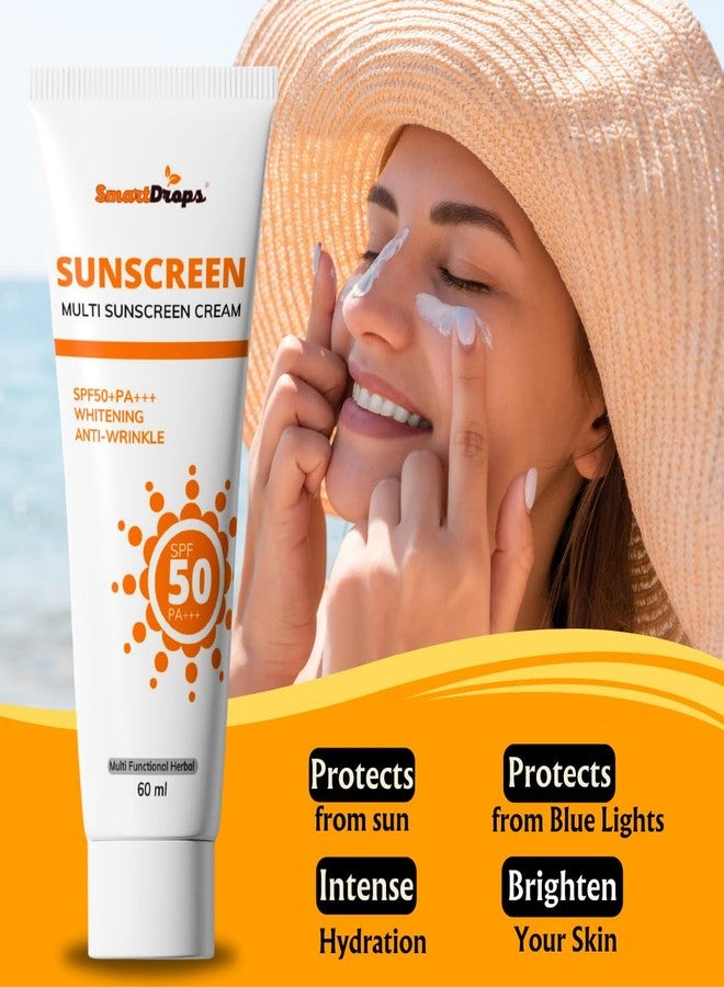 Smartdrops sunscreen for Daily Glow and Sun Protection cream 180ml (Pack of 3) - Image 3