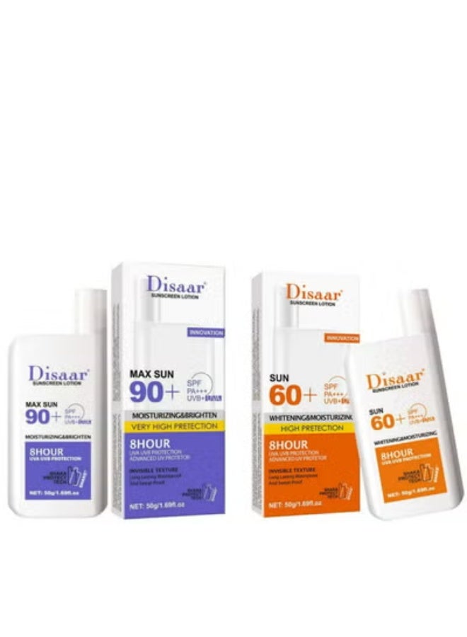 Disaar Sunscreen Lotion 2 PCS 2*50g - Image 1