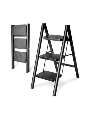 3-Step Folding Ladder – Ultra-Slim 5cm Folded – Compact & Space-Saving for Home Use  w - pzsku/Z169C32BAC20C77A04A89Z/45/1752057209/78f8c0f2-aa97-4d9b-904b-e2aebcc63df2