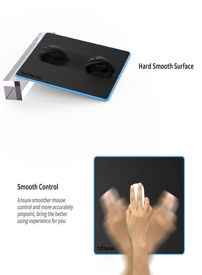 Seihoo Plastic Resin Hard Mouse Pad Premium Esports Waterproof Ultra Smooth No Irritating Smell Environment Fast and Accurate Control for Office and Gaming Laptop - Image 3