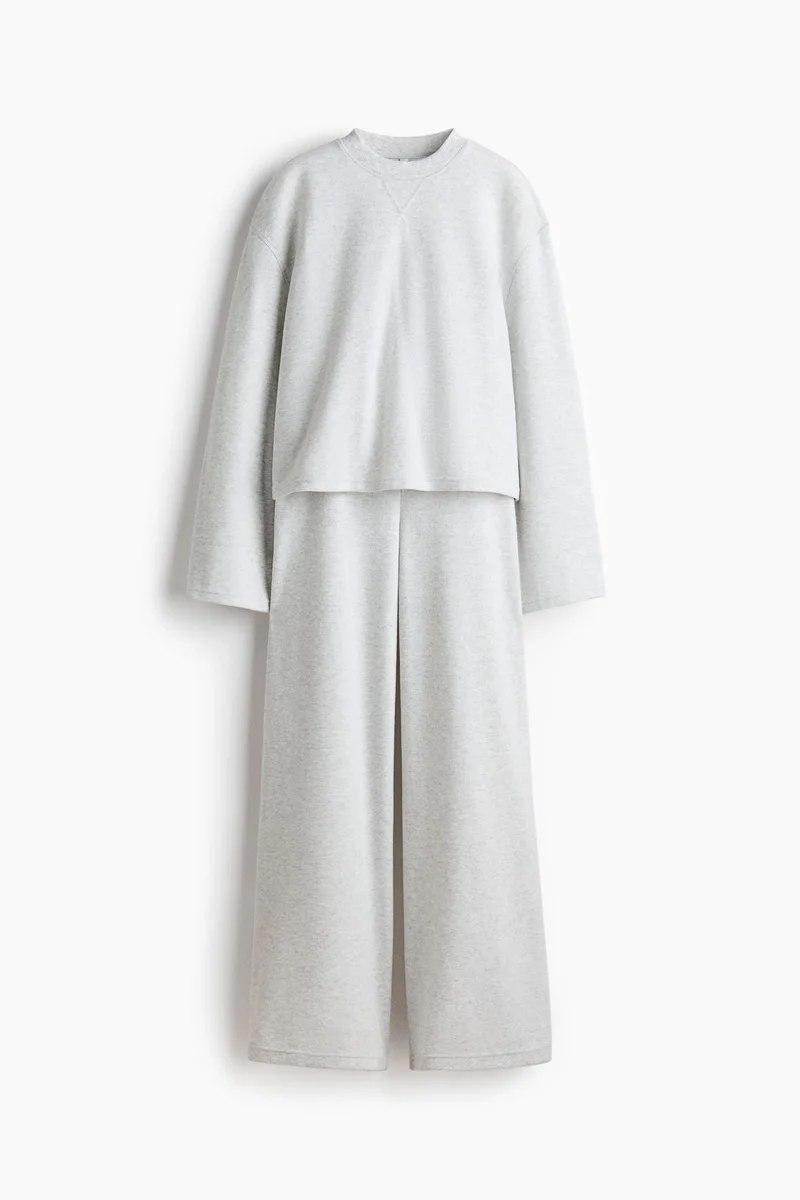 H&M 2-piece jersey top and trousers set